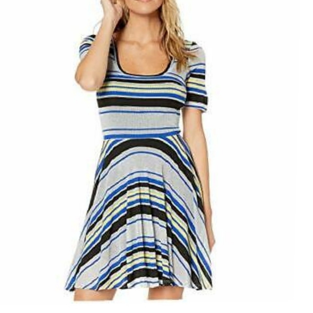 Bebe Braelyn fit & flare dress